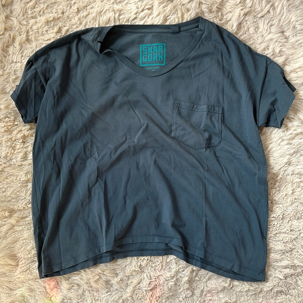 Skargorn #61 Grey/Blue Tee